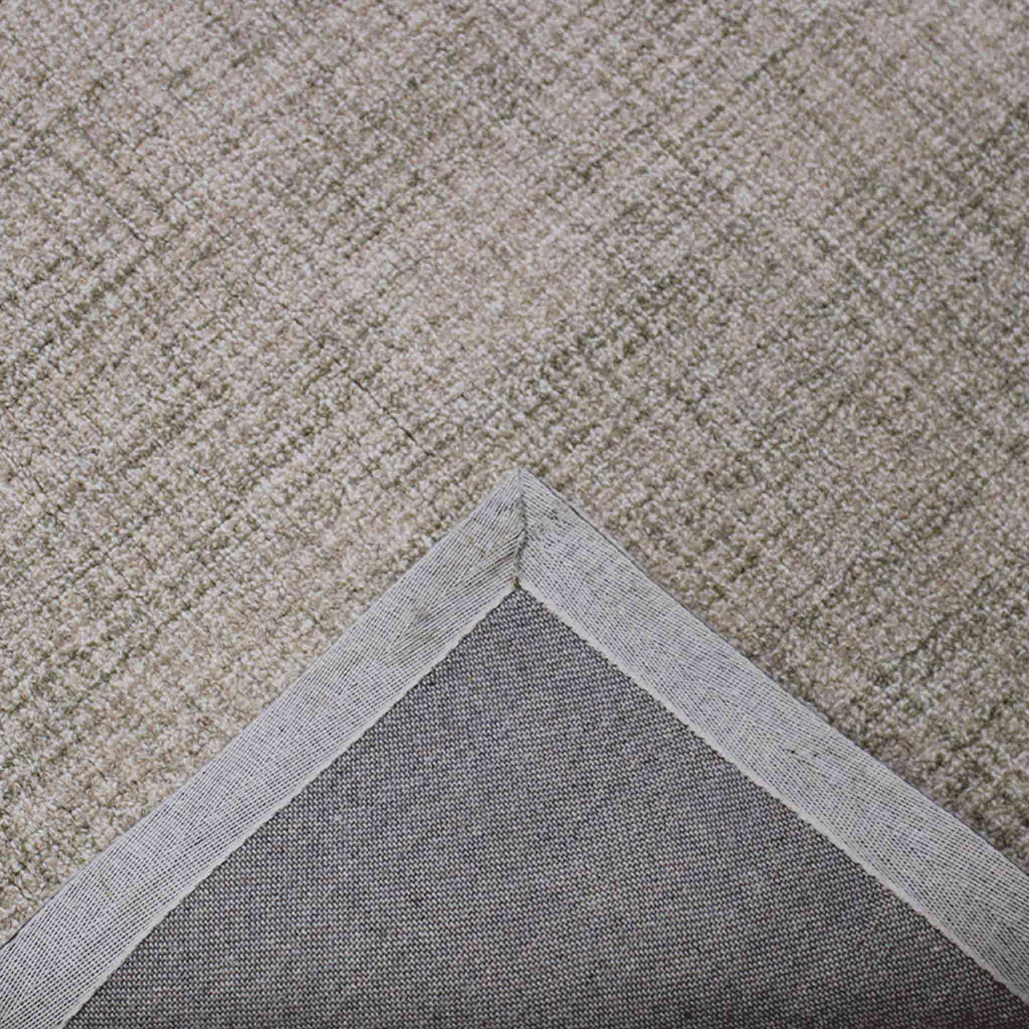 Tapete Decorativo Kena 136N Ivory / Taupe – Sólido · Interior