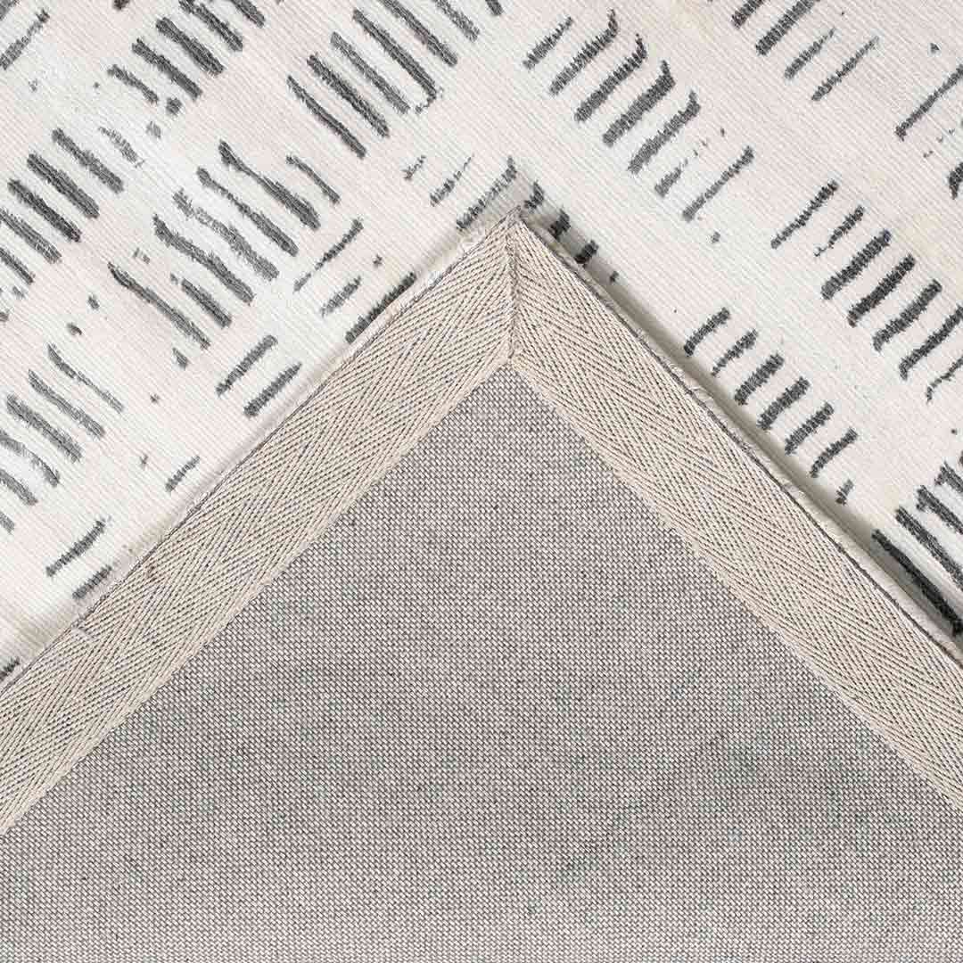 Tapete Decorativo Kova 103N Crema / Gris Oscuro – Abstracto · Interior