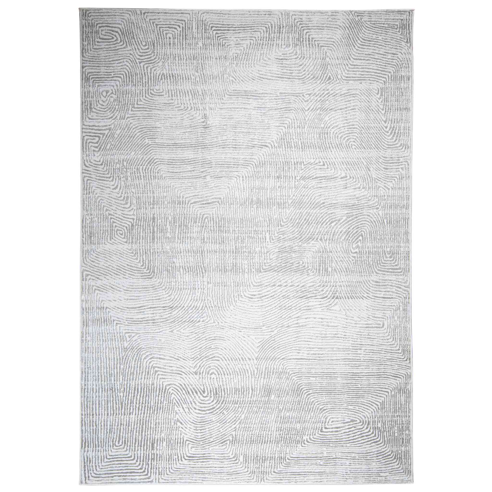 Tapete Decorativo Laila T5160 Gris / Beige – Abstracto · Interior