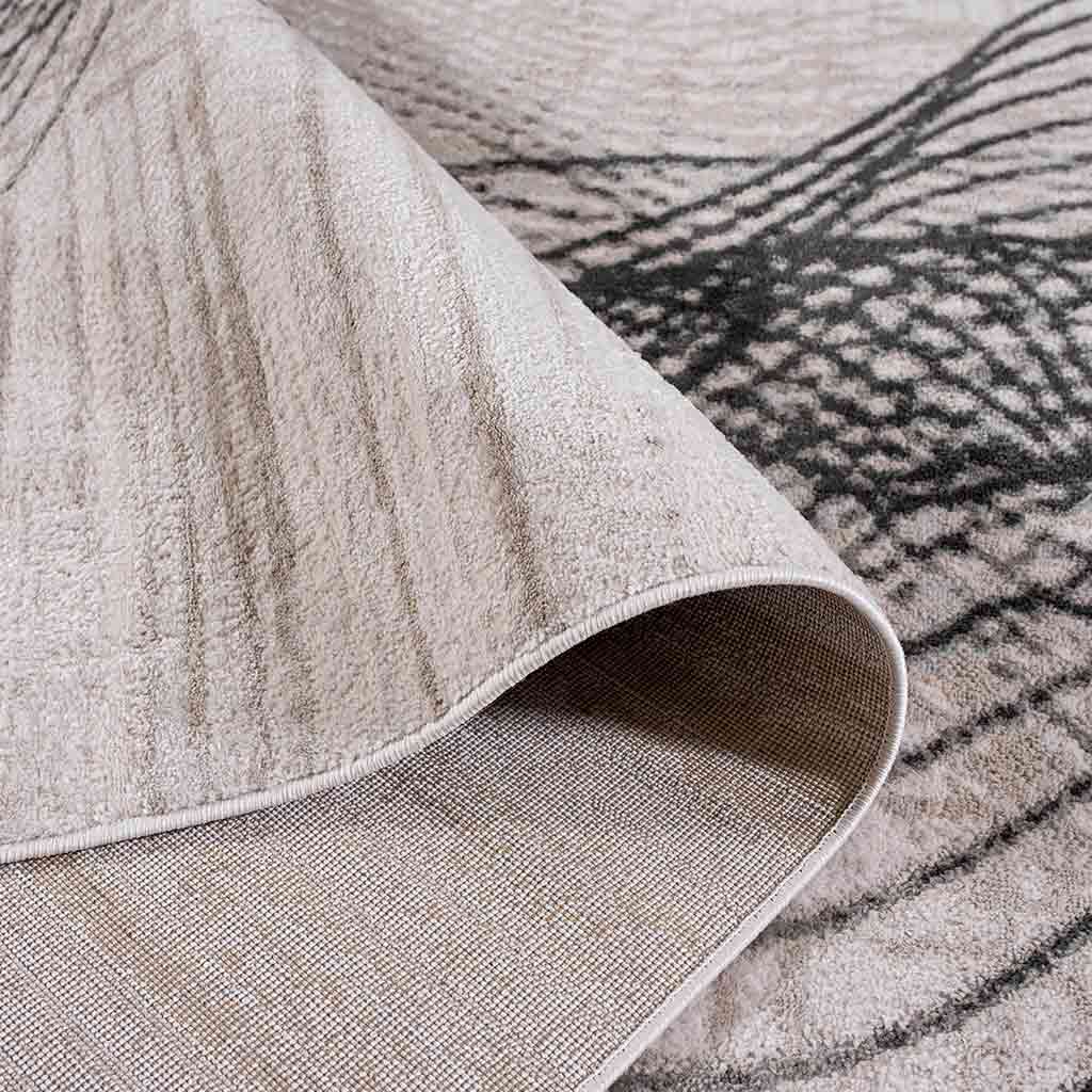 Tapete Decorativo Laria 1060C Charcoal / Taupe – Abstracto · Interior
