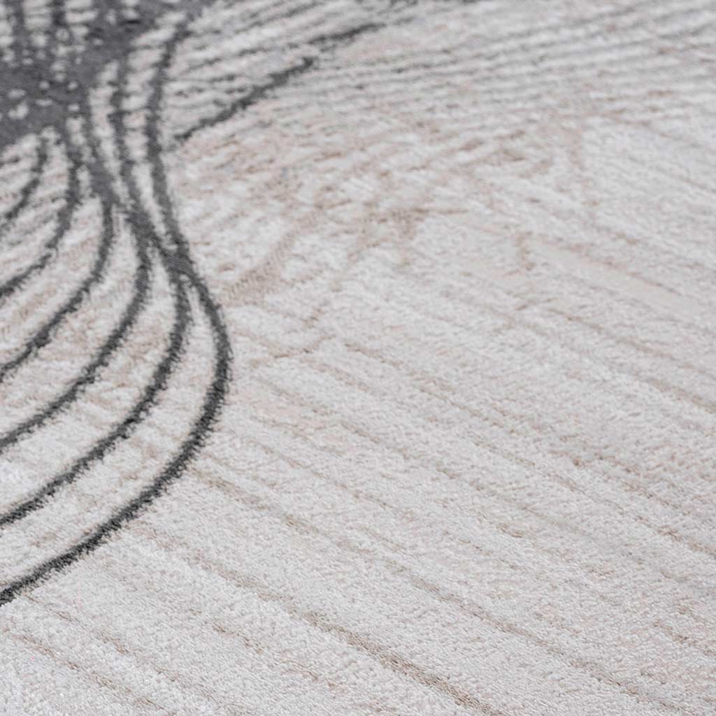 Tapete Decorativo Laria 1060C Charcoal / Taupe – Abstracto · Interior