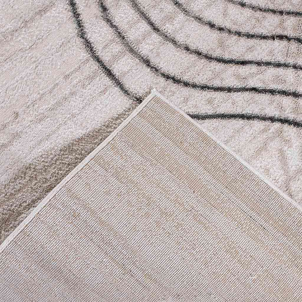 Tapete Decorativo Laria 1060C Charcoal / Taupe – Abstracto · Interior