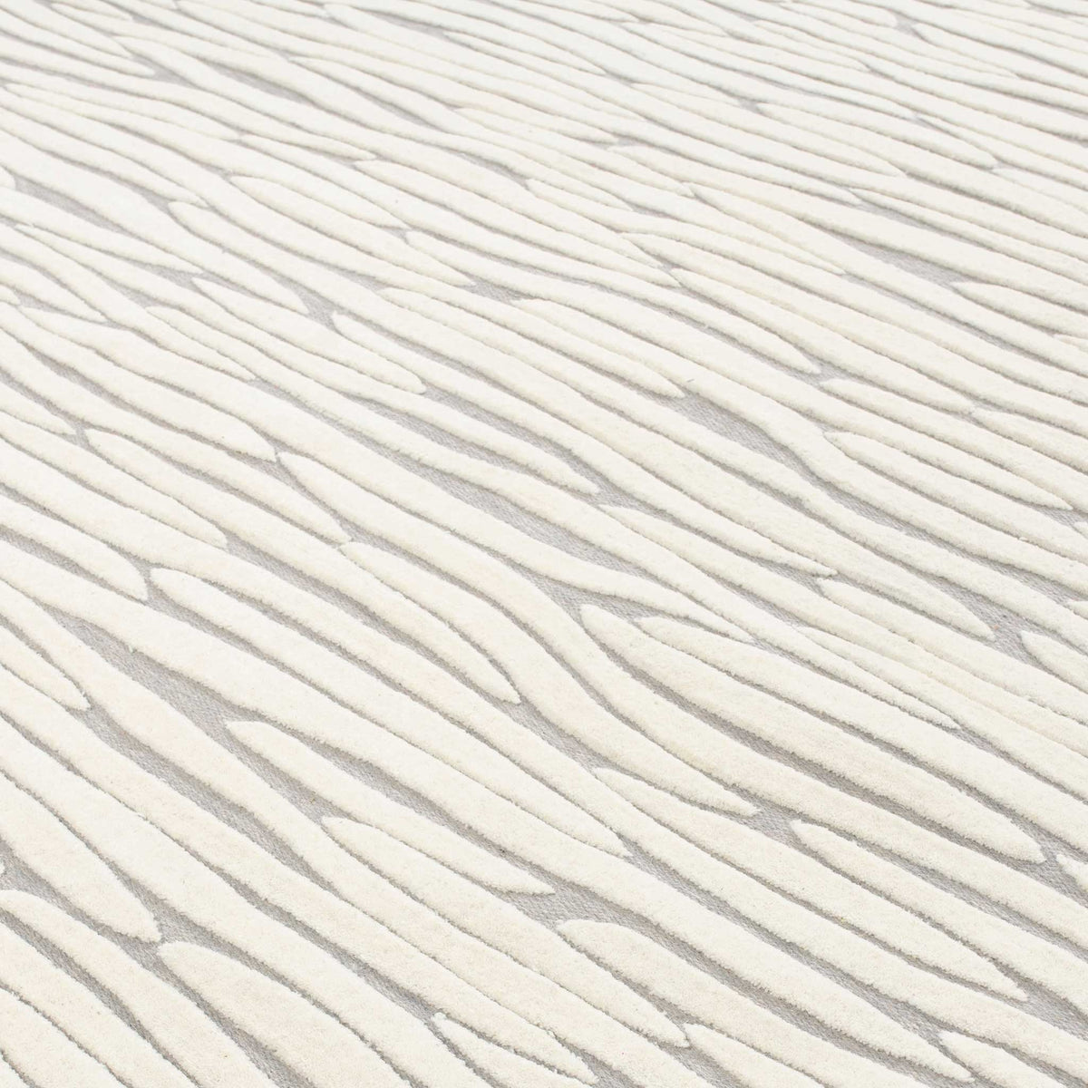 Tapete Decorativo Lena 117N Ivory / Gris – Abstracto · Interior
