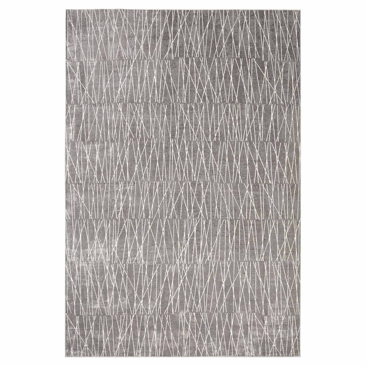 Tapete Decorativo Livenza U7021 Gris / Gris – Geométrico · Interior