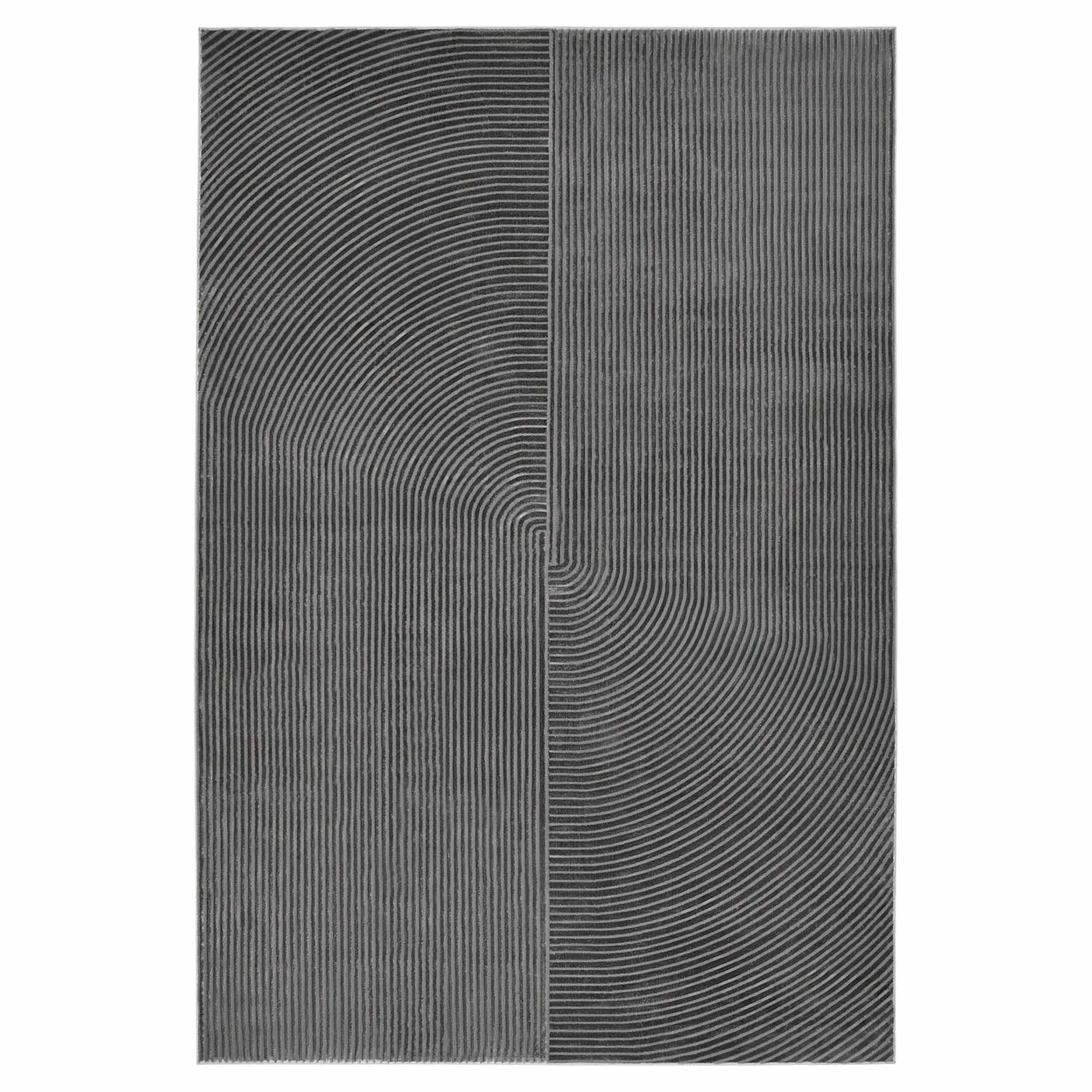 Tapete Decorativo Livenza U7023 Gris / Gris – Geométrico · Interior
