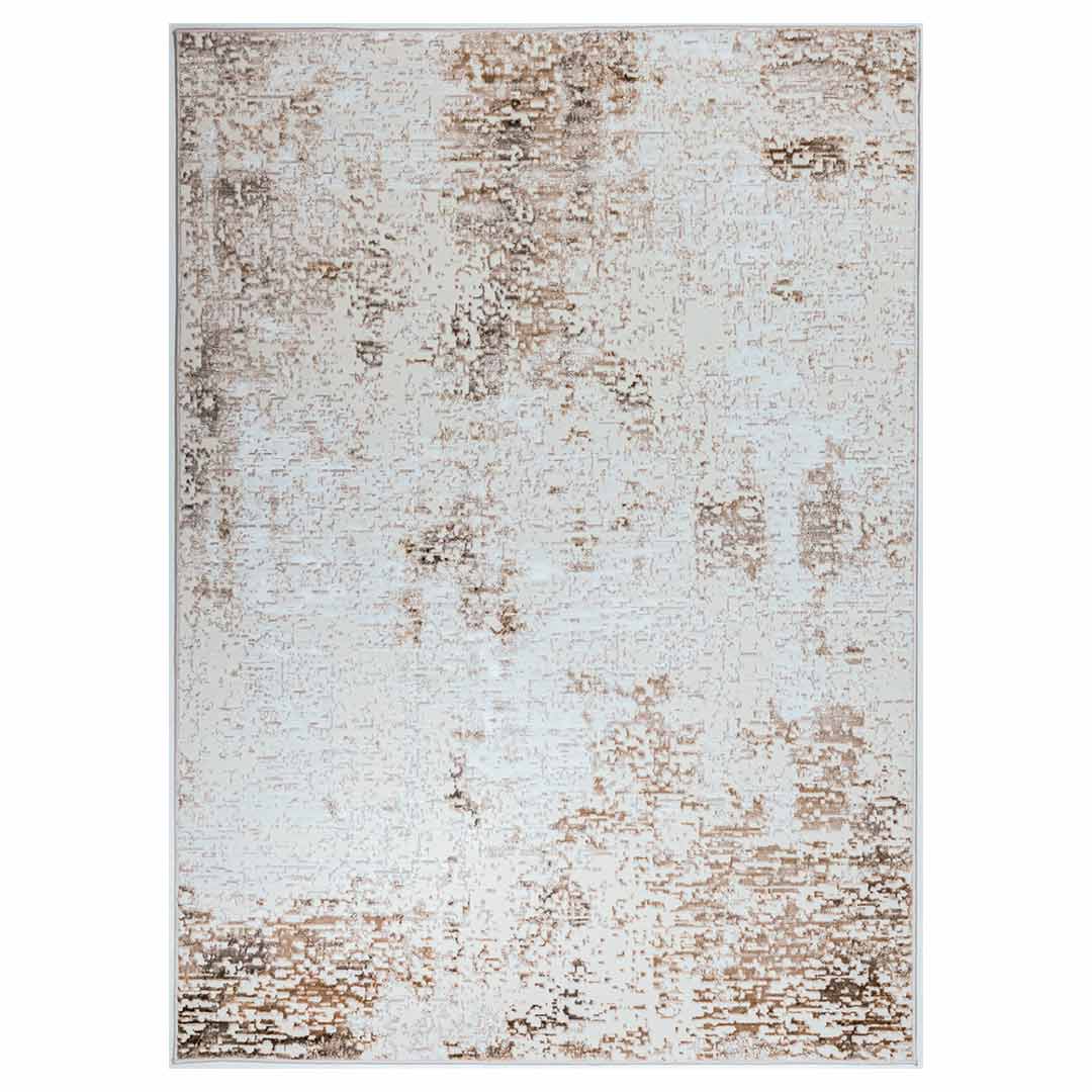Tapete Decorativo Livia T4063 Crema / Oro – Abstracto · Interior