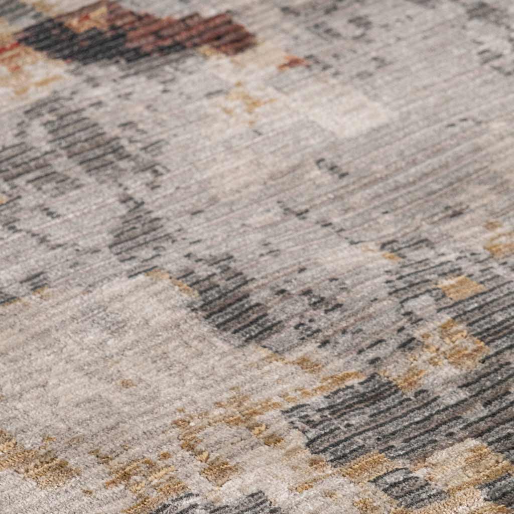 Tapete Decorativo Malta 1073C Ocre / Multi – Abstracto · Interior