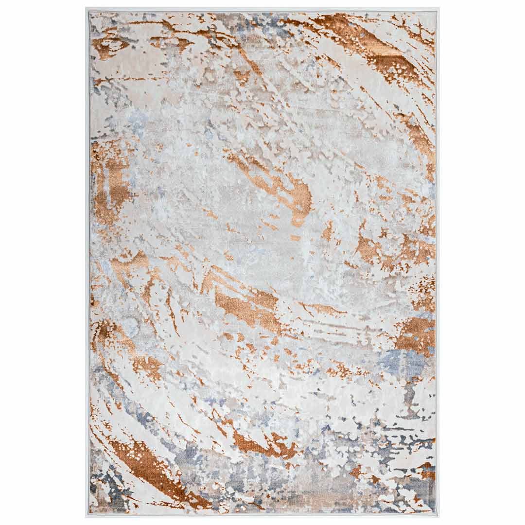 Tapete Decorativo Melet U5033 Oro / Gris – Abstracto · Interior