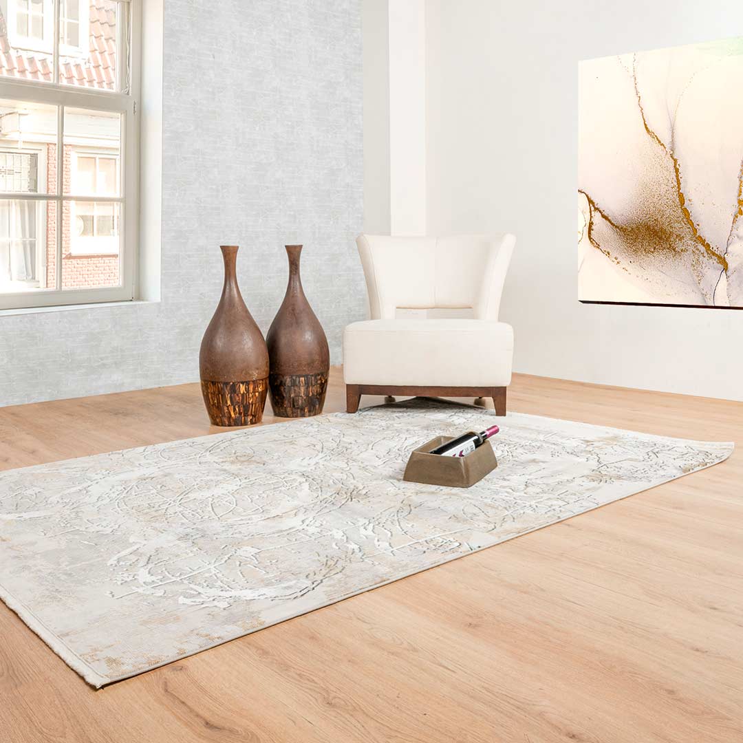 Tapete Decorativo Minori T2296 Gris / Gris – Abstracto · Interior