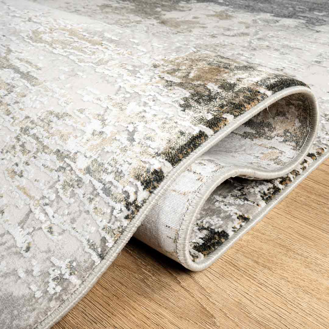 Tapete Decorativo Minori T2298 Crema / Gris – Abstracto · Interior