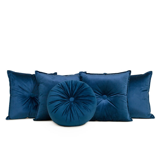 Set 5 Cojines Decorativos A&A Marino — Serenidad Náutica Contemporánea · Interior