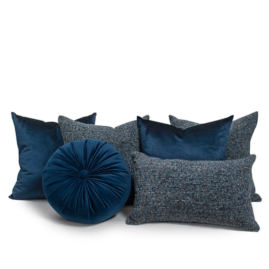 Set 6 Cojines Decorativos A&A Marino — Serenidad Profunda · Interior