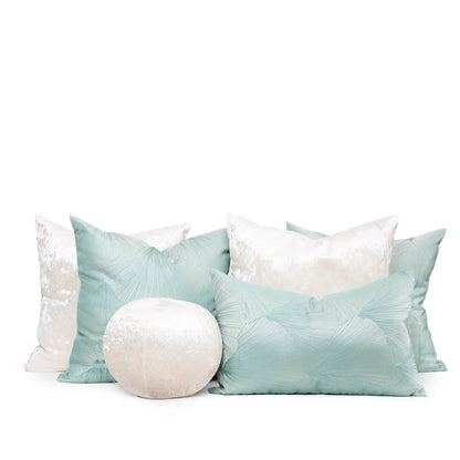 Set 6 Cojines Decorativos A&A Menta — Serenidad Celeste · Interior