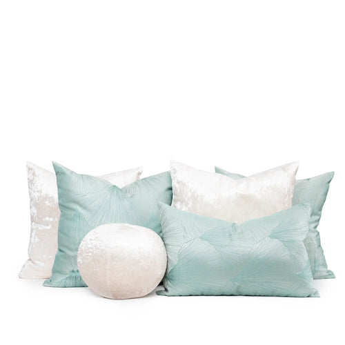 Set 6 Cojines Decorativos A&A Menta — Serenidad Celeste · Interior