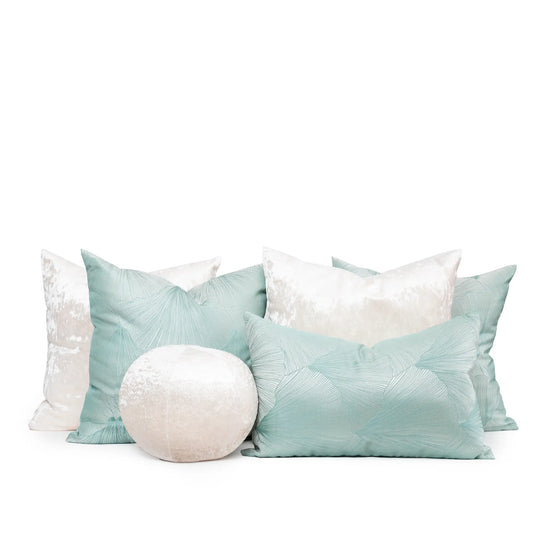 Set 6 Cojines Decorativos A&A Menta — Serenidad Celeste · Interior