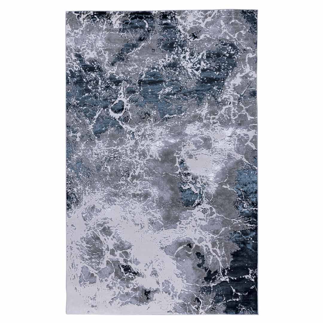 Tapete Decorativo Nela 1003C Negro / Gris – Abstracto · Interior