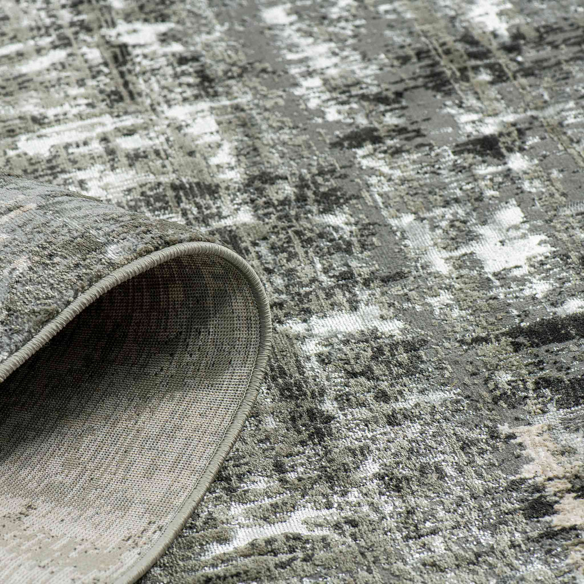 Tapete Decorativo Nela 1032C Plata – Abstracto · Interior