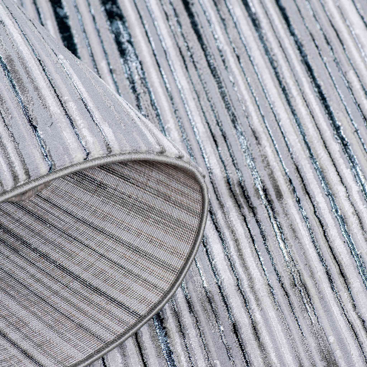 Tapete Decorativo Nela 1053C Negro / Beige – Contemporáneo · Interior