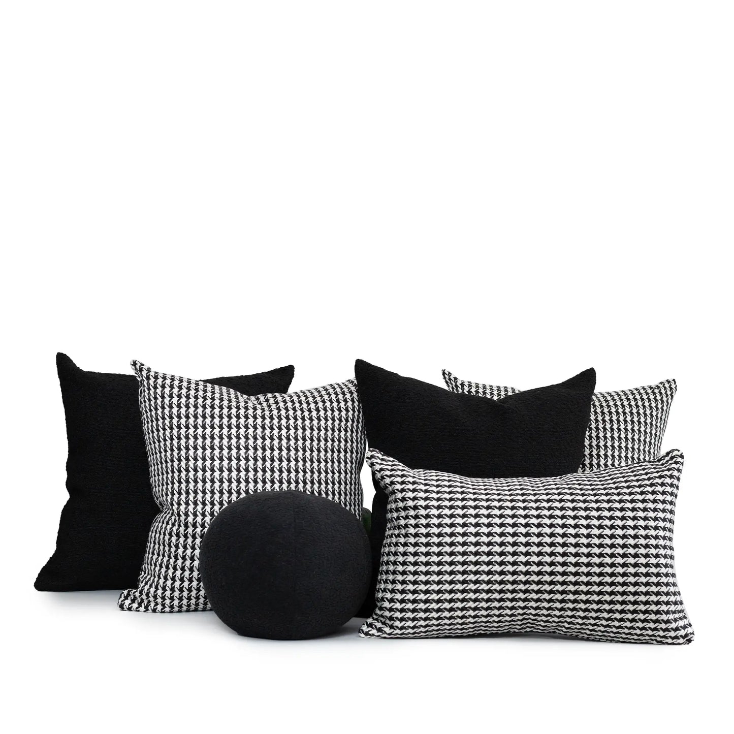 Set 6 Cojines Decorativos A&A Negro — Elegancia Atemporal · Interior
