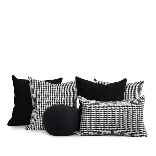 Set 6 Cojines Decorativos A&A Negro — Elegancia Atemporal · Interior