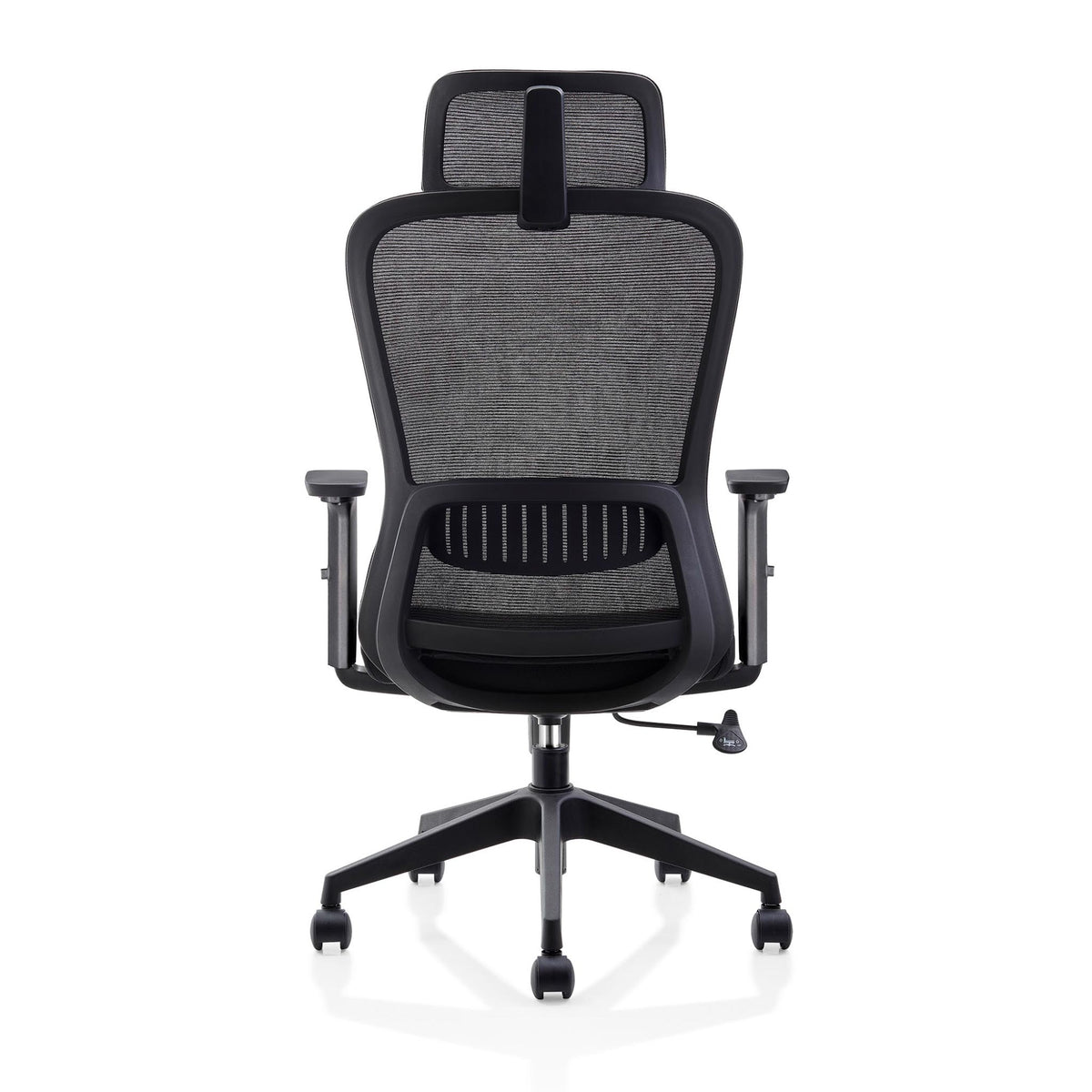 Silla Operativa OHE-175 Negro – Comodidad Profesional con Cabecera Ajustable