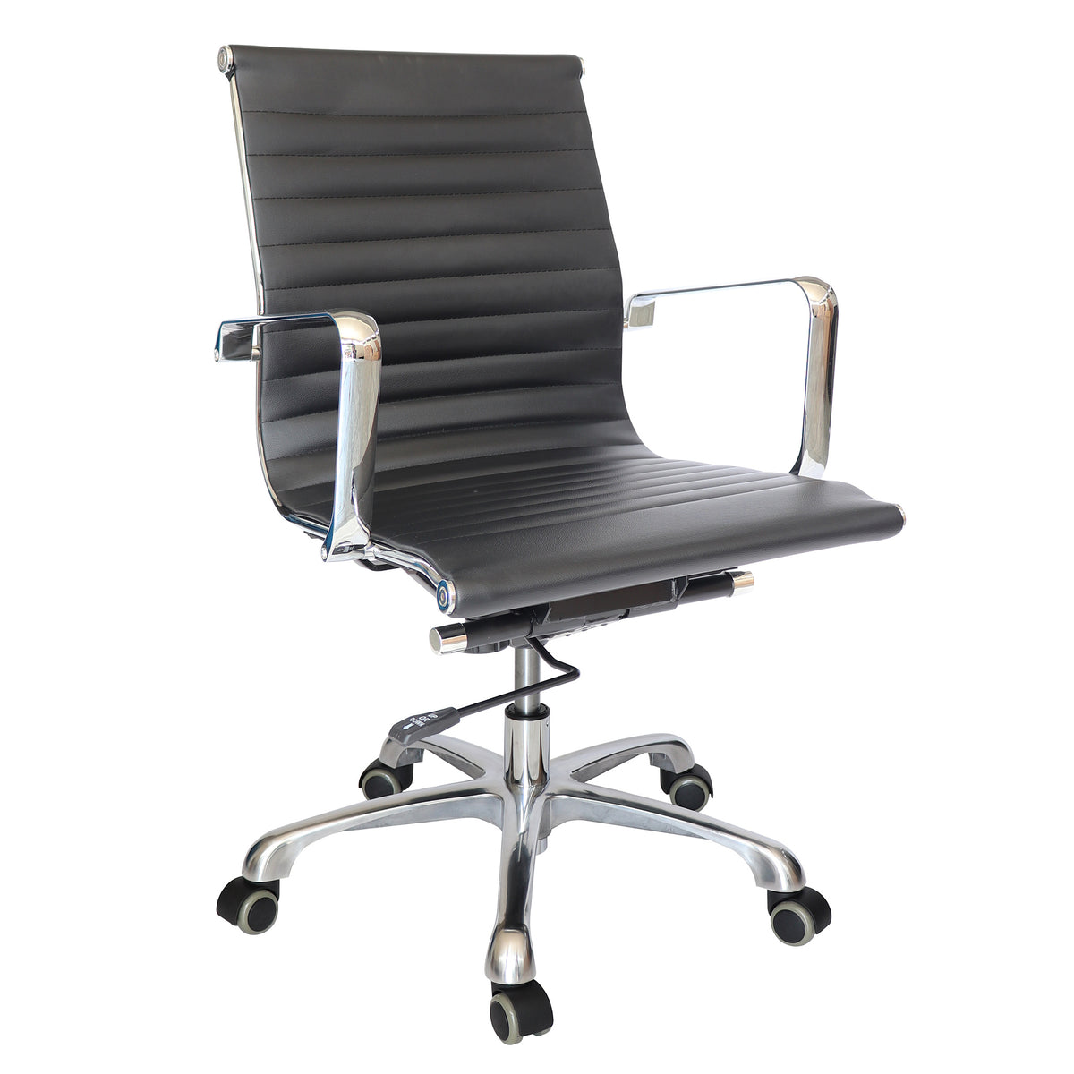 Silla Dirección Goetz OHE-203 Negra – Estilo Ejecutivo con Respaldo Bajo