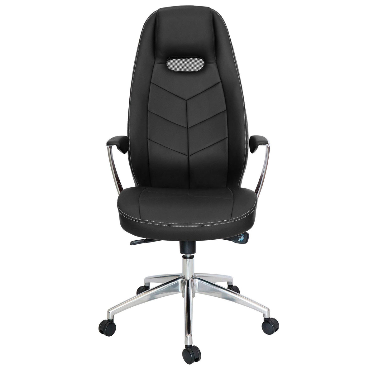 Silla Dirección OHE-405 – Confort Ejecutivo con Cabecera, Reclinable y Base Cromada