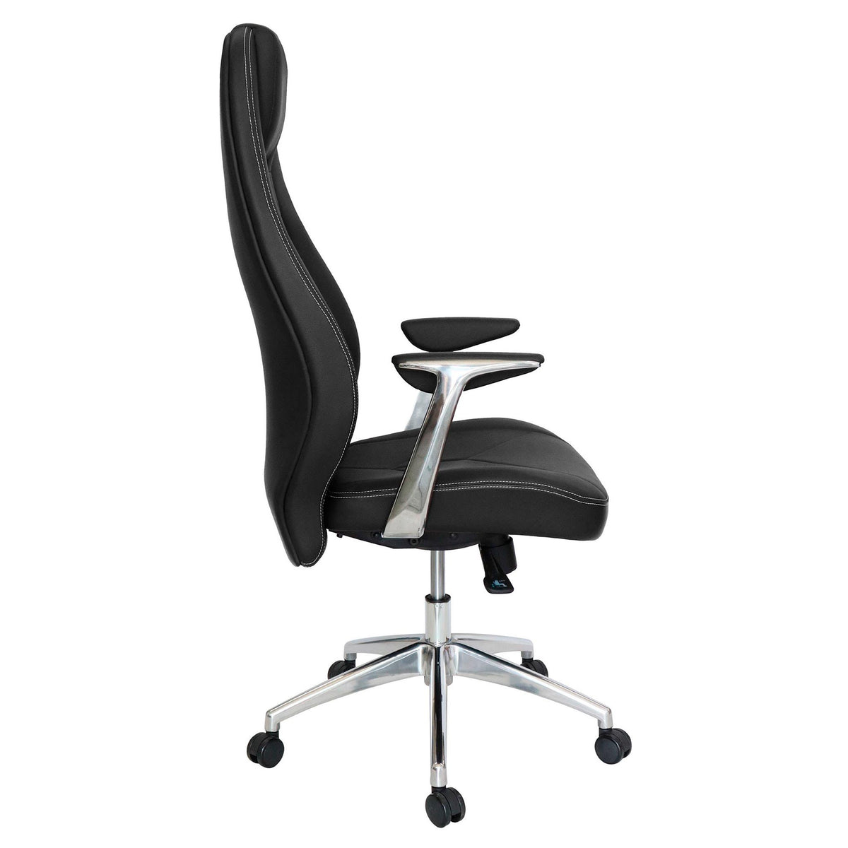 Silla Dirección OHE-405 – Confort Ejecutivo con Cabecera, Reclinable y Base Cromada
