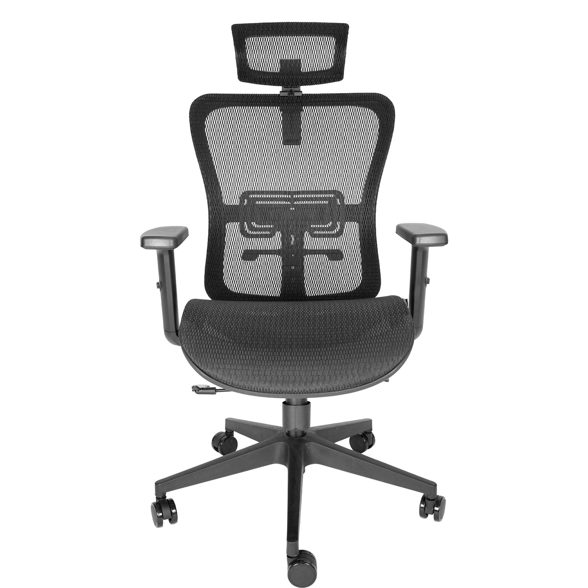 Silla Ejecutiva Draco OHE-605 Negra – Diseño Ergonómico con Soporte Lumbar y Cabecera Ajustable