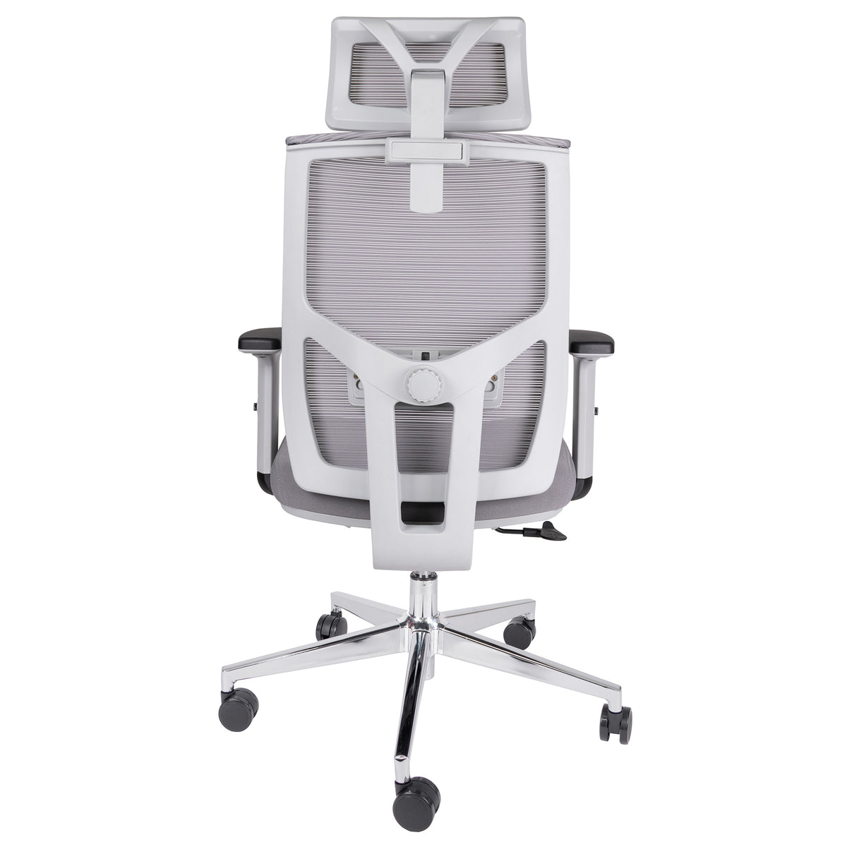 Silla Ejecutiva Aiko OHE-705 Gris – Diseño Ergonómico con Cabecera y Soporte Lumbar Ajustable
