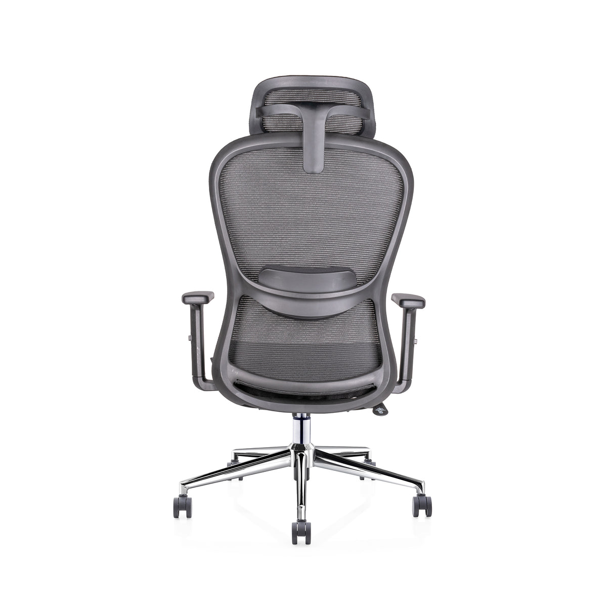 Silla Ejecutiva Athelier OHE-905 Negra – Ergonomía Avanzada con Cabecera y Espuma de Alta Densidad