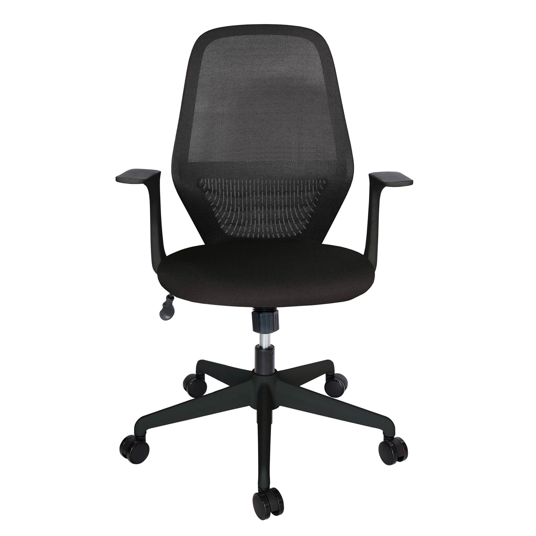 Silla Operativa OHE-98 Negro – Diseño Ergonómico con Soporte Lumbar Integrado
