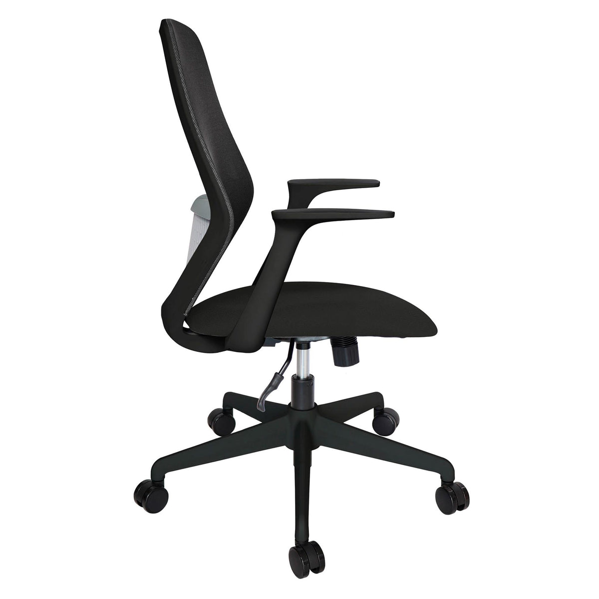 Silla Operativa OHE-98 Negro – Diseño Ergonómico con Soporte Lumbar Integrado