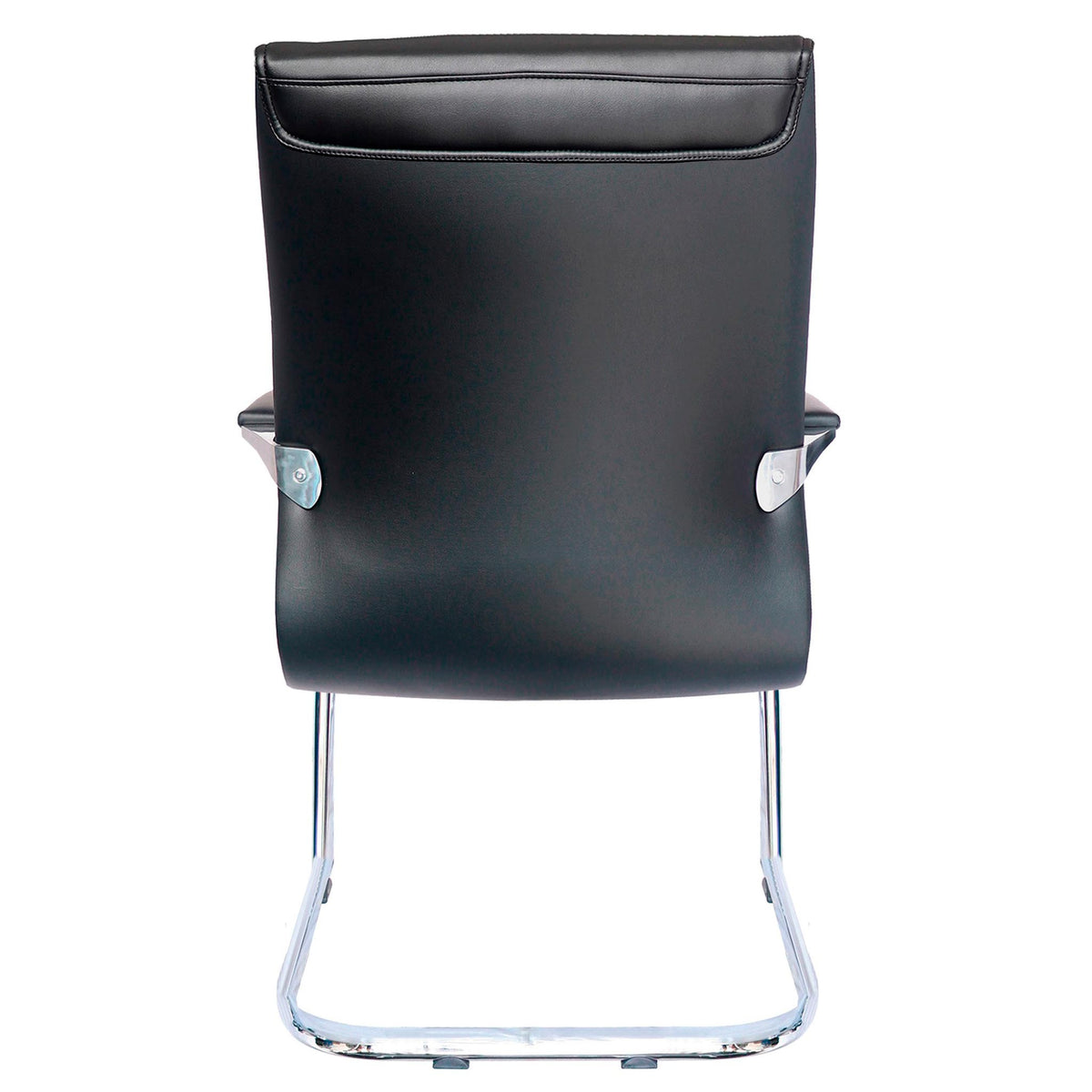 Silla de Visita OHV-308 Negra – Estilo Ejecutivo con Acabado en Soft Leather