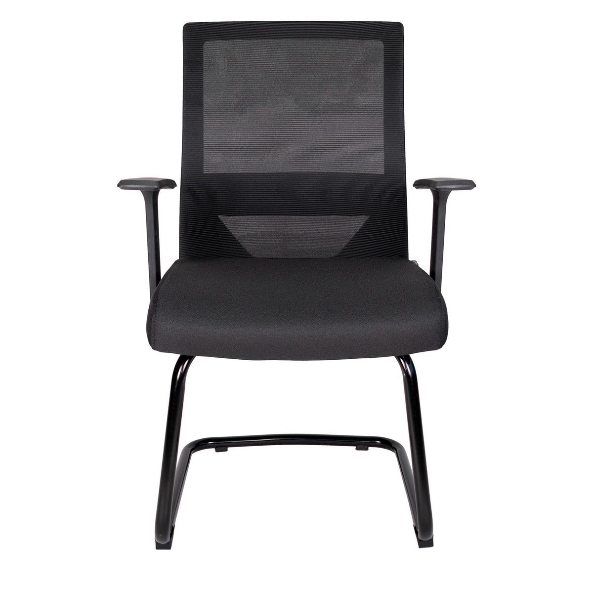 Silla de Visita OHV-68 Negro – Estilo Ejecutivo con Confort Ergonómico