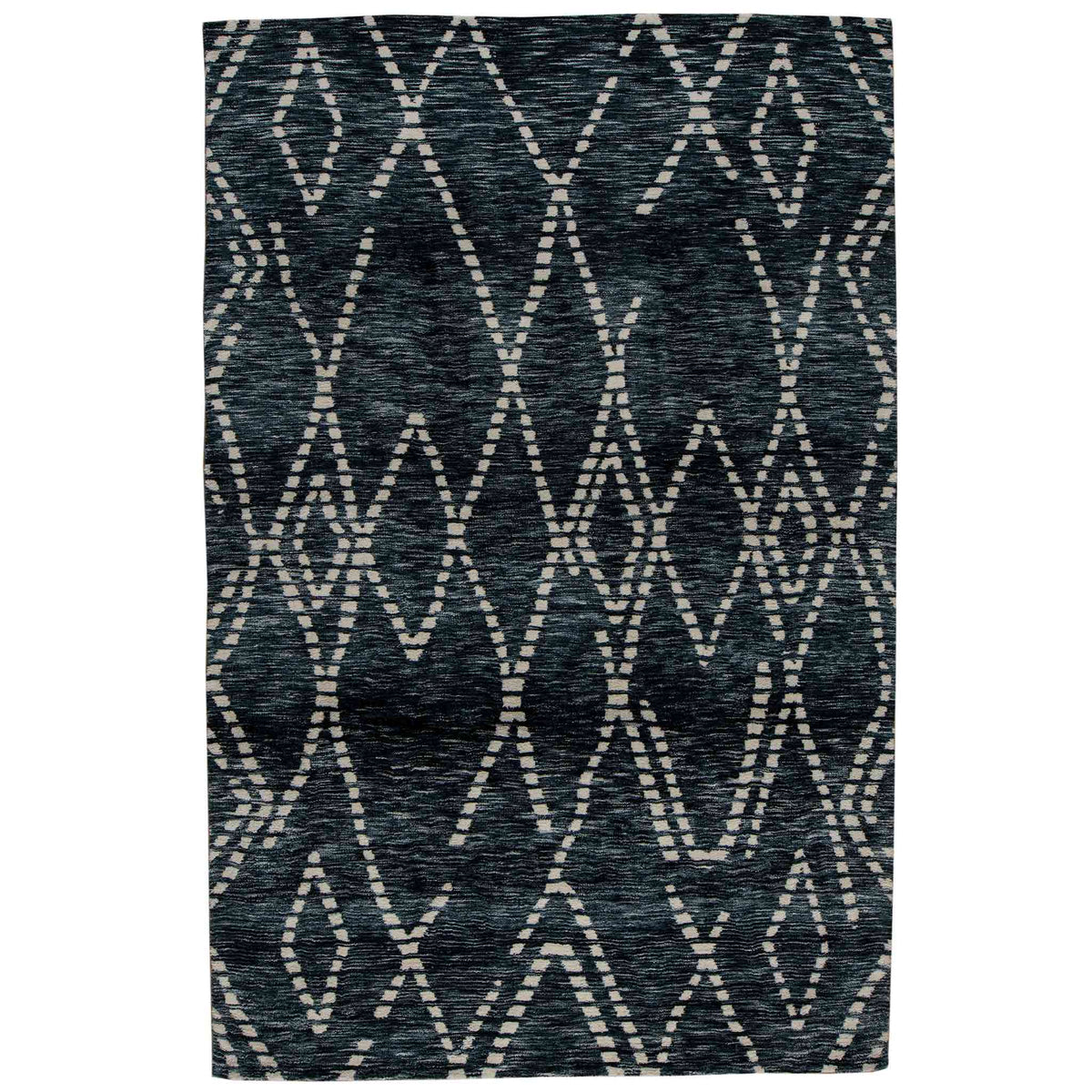 Tapete Decorativo Olto 130N Azul Marino – Geométrico · Exterior