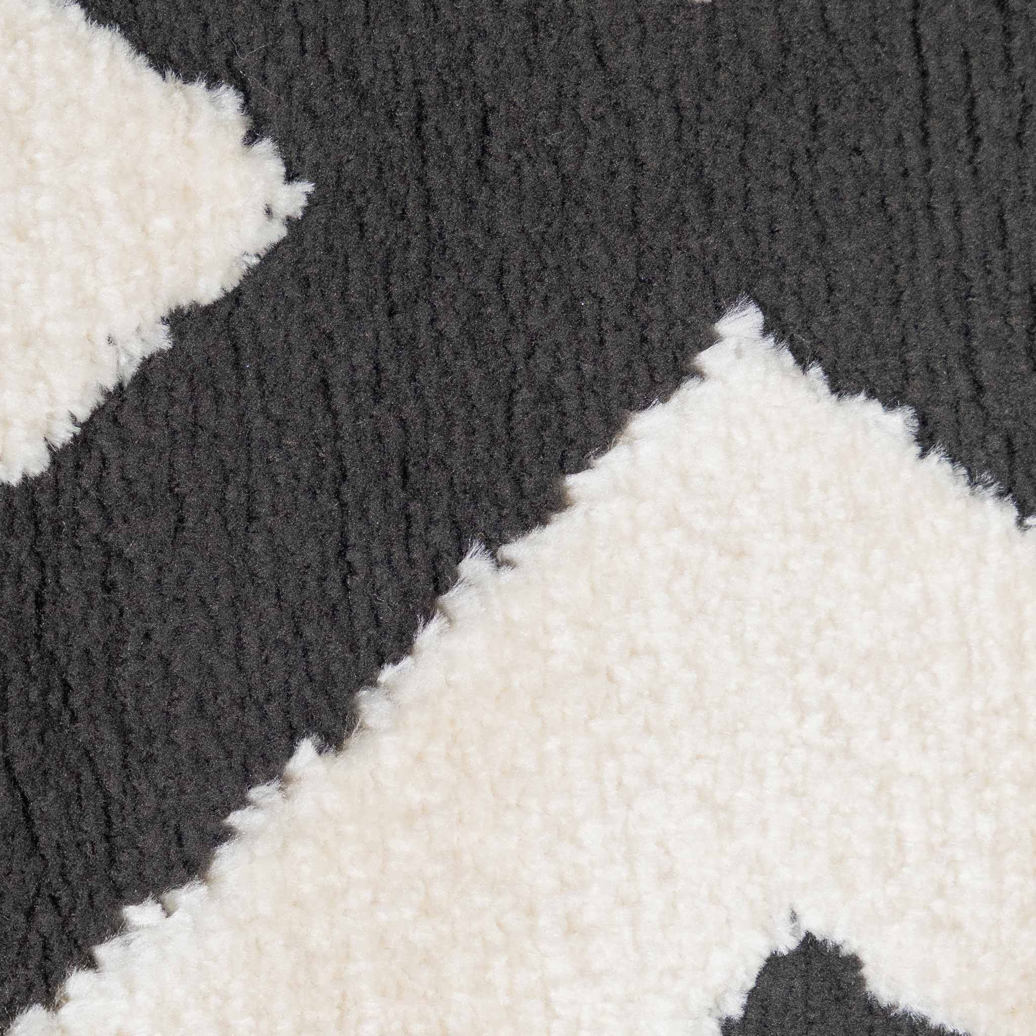 Tapete Decorativo Optika T9057 Crema / Negro – Geométrico · Interior