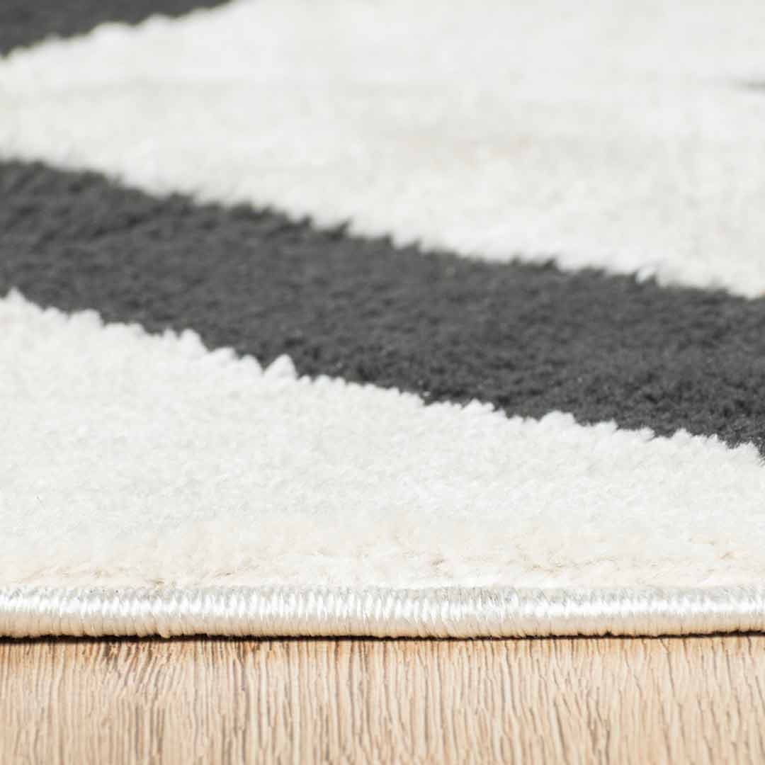 Tapete Decorativo Optica T9042 Crema / Negro – Geométrico · Interior