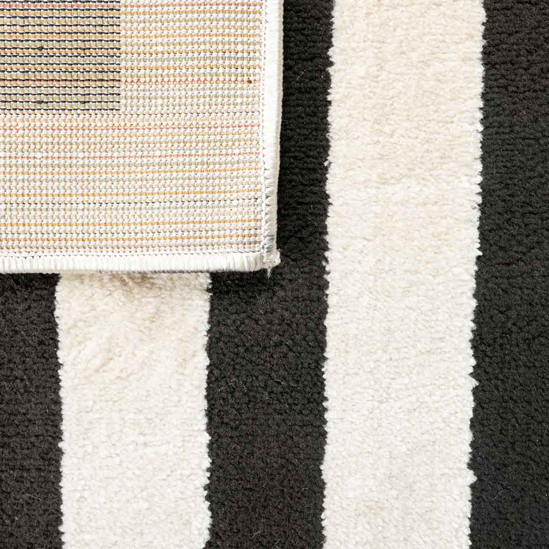 Tapete Decorativo Optika T9043 Crema / Negro – Geométrico · Interior