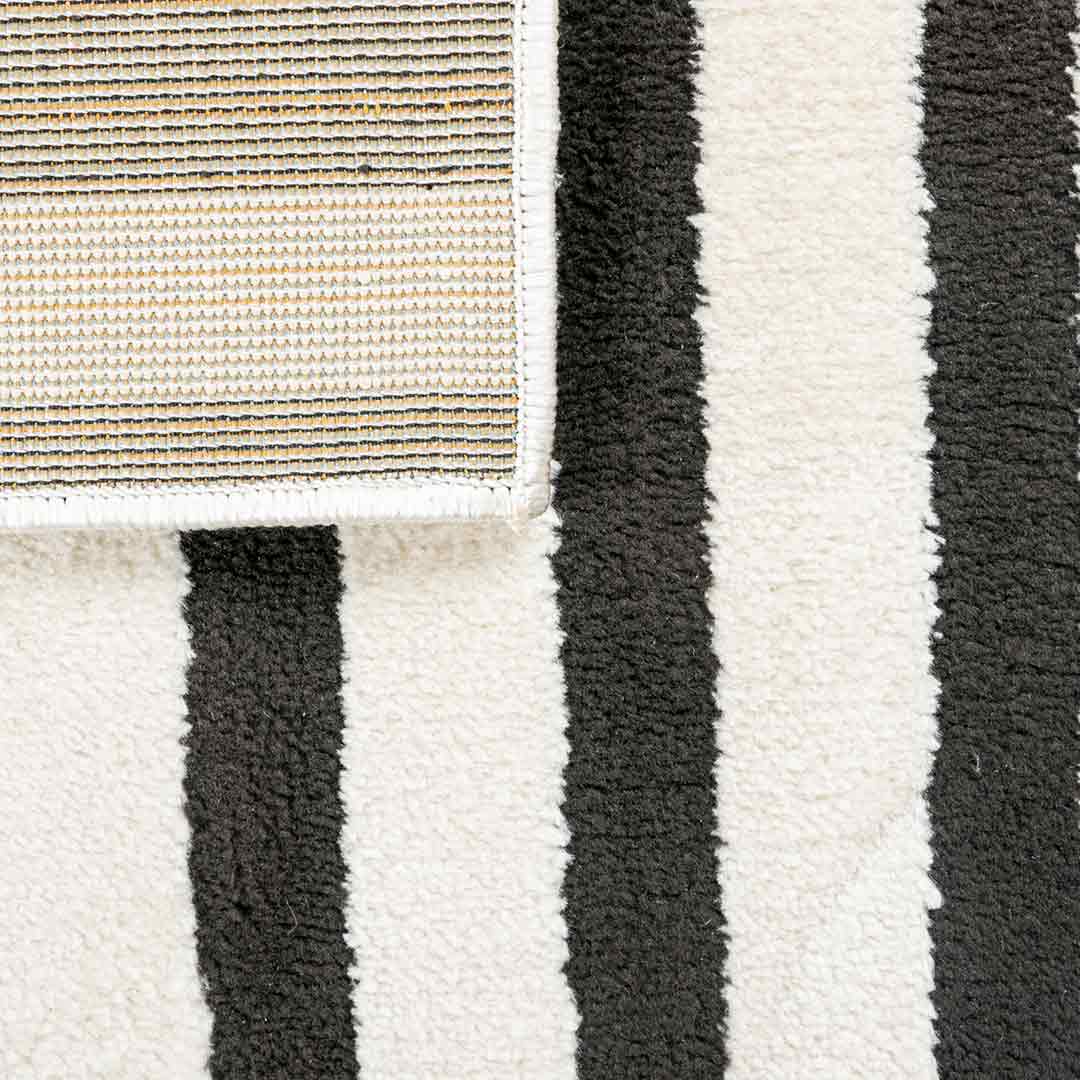 Tapete Decorativo Optika T9048 Crema / Negro – Geométrico · Interior