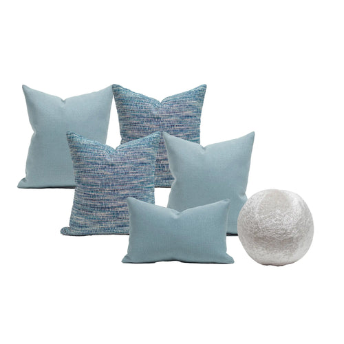 Set 6 Cojines Decorativos A&A Océano — Serenidad Costera Contemporánea · Interior