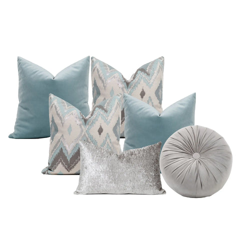 Set 6 Cojines Decorativos A&A Océano — Serenidad Costera Elegante · Interior