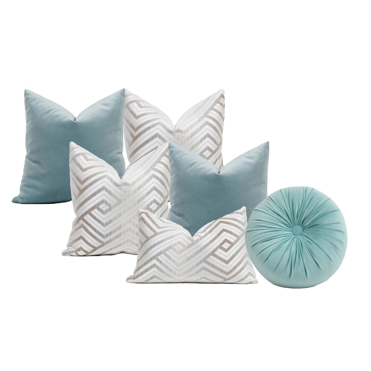 Set 6 Cojines Decorativos A&A Océano — Calma Contemporánea · Interior