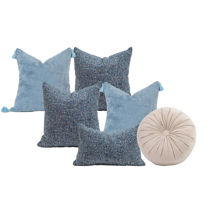 Set 6 Cojines Decorativos A&A Océano — Serenidad Contemporánea · Interior