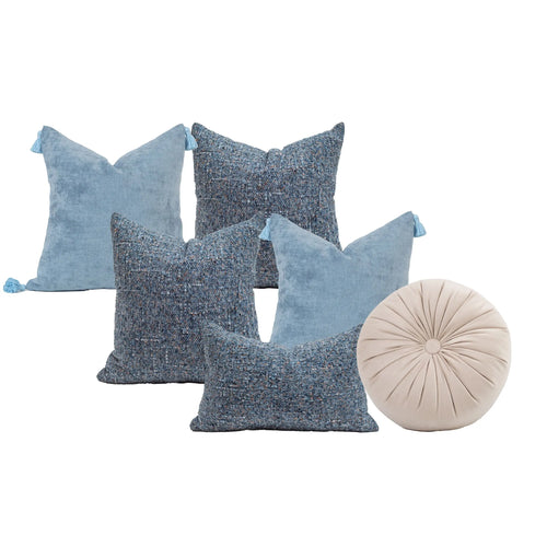 Set 6 Cojines Decorativos A&A Océano — Serenidad Contemporánea · Interior