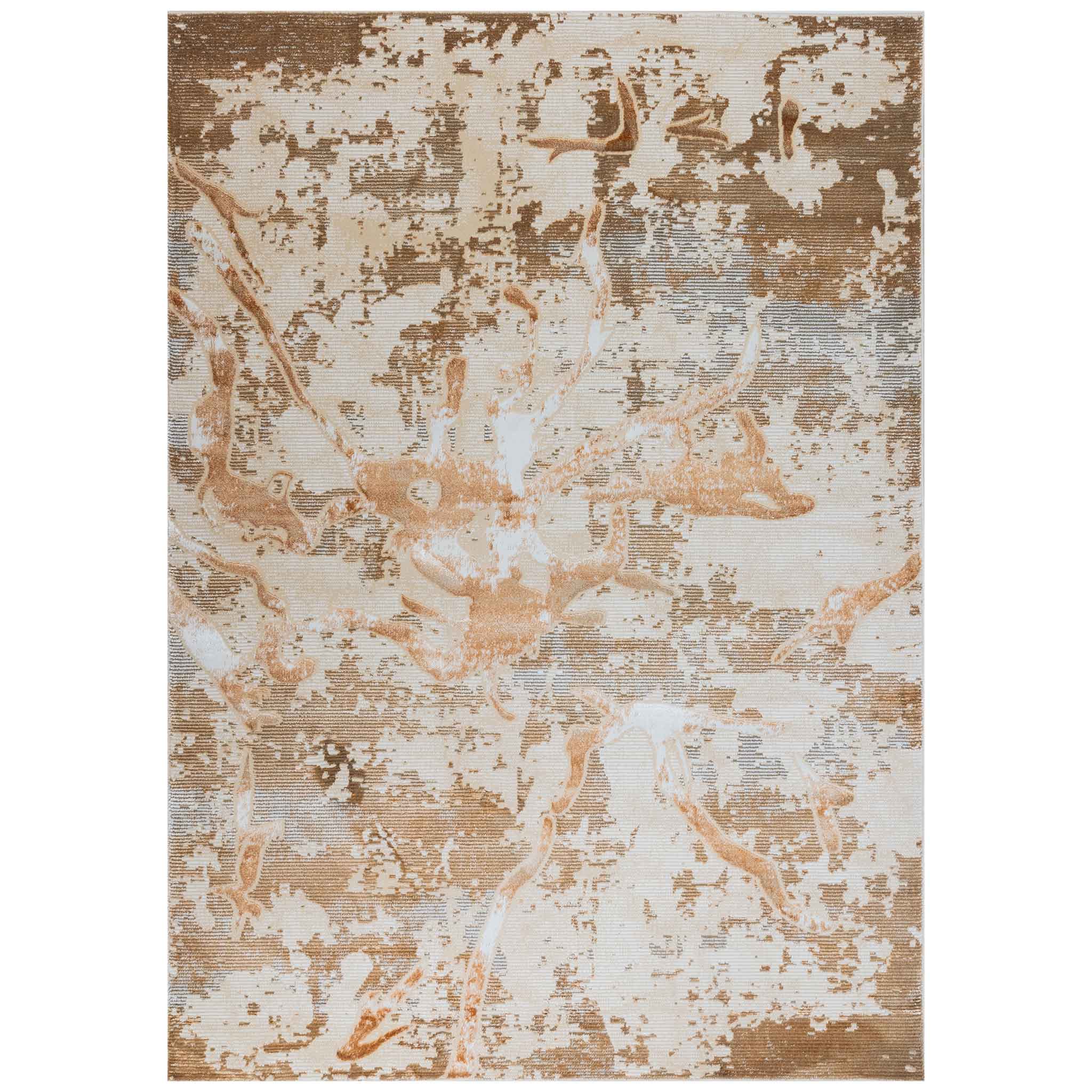 Tapete Decorativo Piave U8003 Beige / Oro – Abstracto · Interior