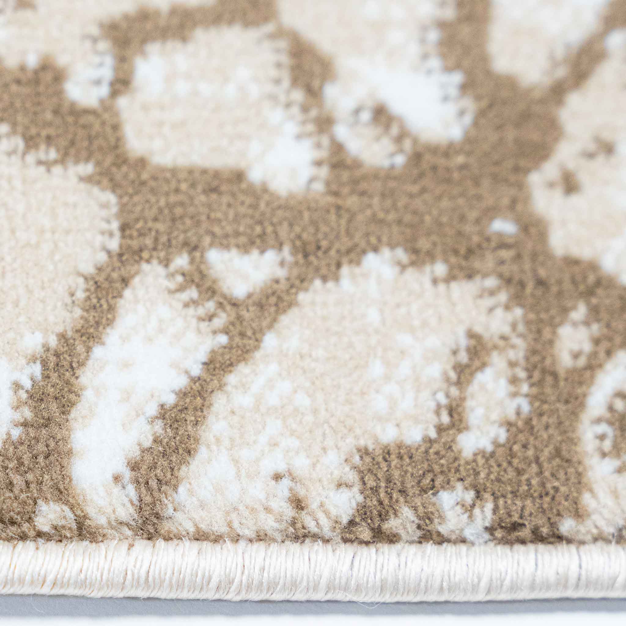 Tapete Decorativo Piave U8008 Beige / Oro – Abstracto · Interior
