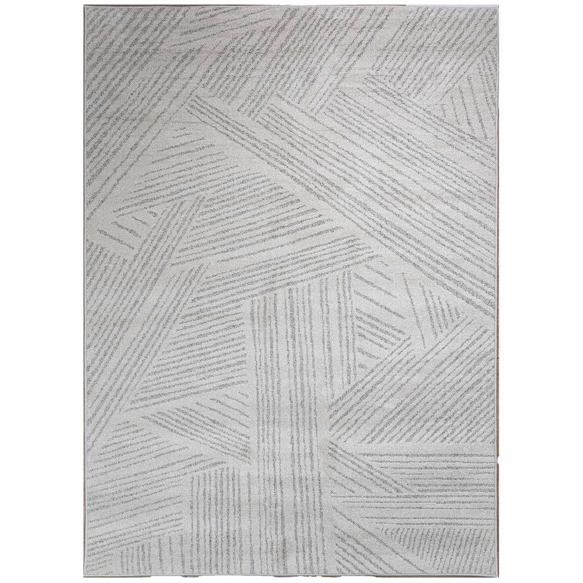 Tapete Decorativo Piera U6051 Crema / Beige – Geométrico · Interior