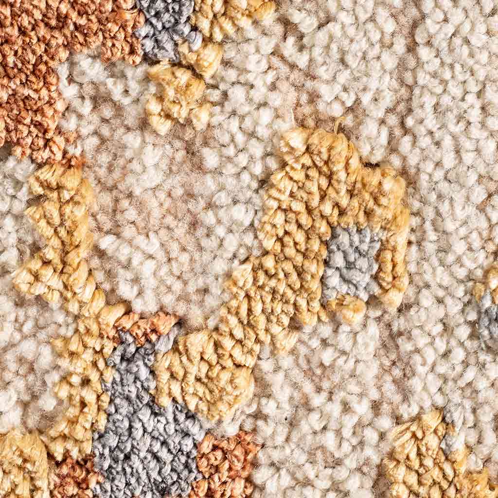 Tapete Decorativo Pinar 1077C Ivory / Multi – Abstracto · Interior