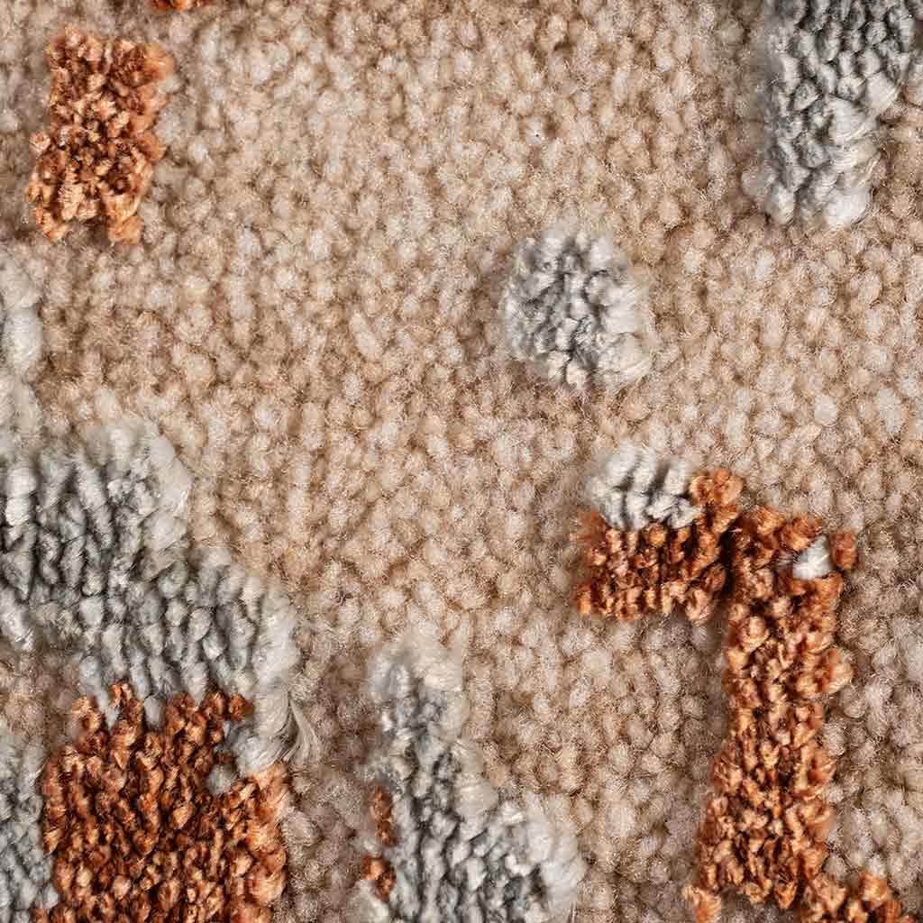 Tapete Decorativo Pinar 1079C Ocre/Azul / Multi – Abstracto · Interior
